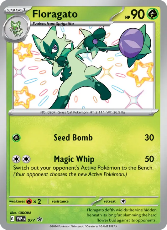 Floragato 77 SVP Black Star Promos Pokesingles
