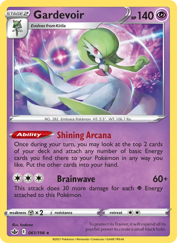 Gardevoir 61 Chilling Reign Pokesingles