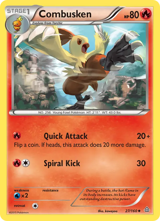 Combusken 27 Primal Clash Pokesingles