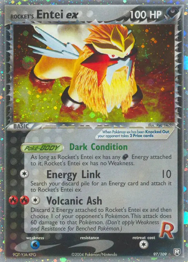 Rocket's Entei ex 97 Team Rocket Returns Pokesingles