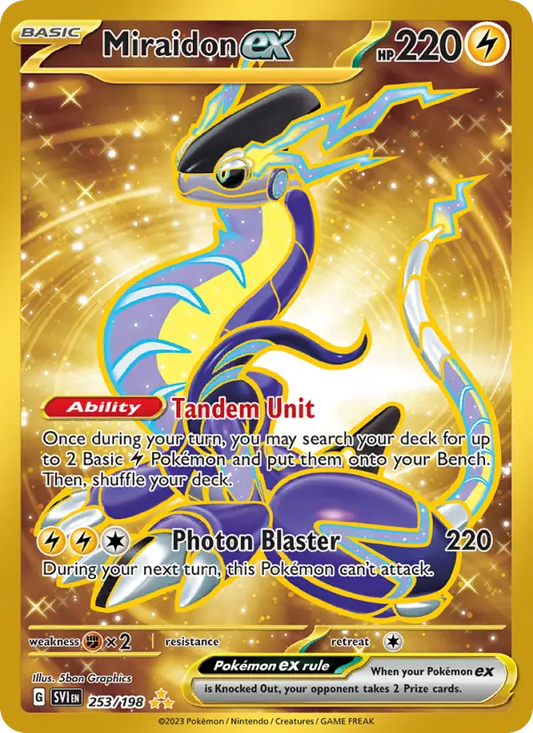 Miraidon ex 253 Scarlet & Violet Pokesingles