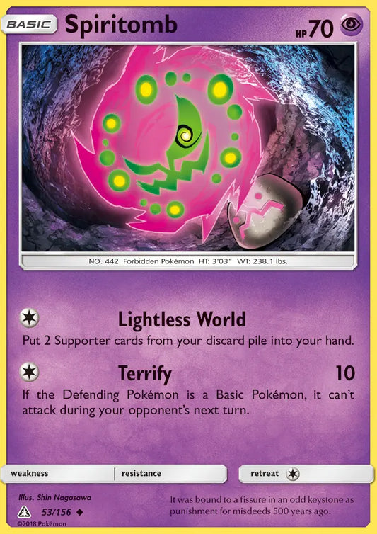 Spiritomb 53 Ultra Prism Pokesingles