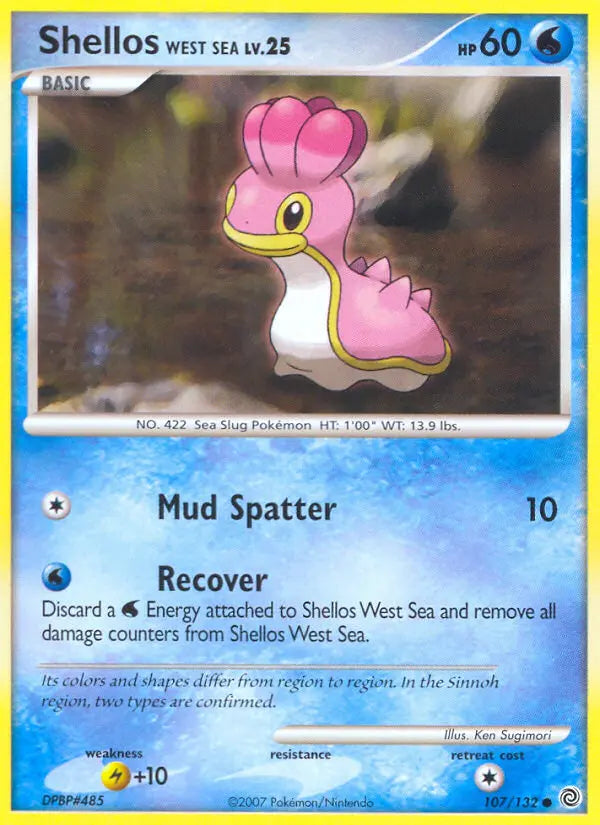 Shellos West Sea 107 Secret Wonders Pokesingles