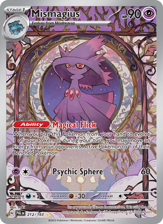 Mismagius 212 Paldea Evolved Pokesingles