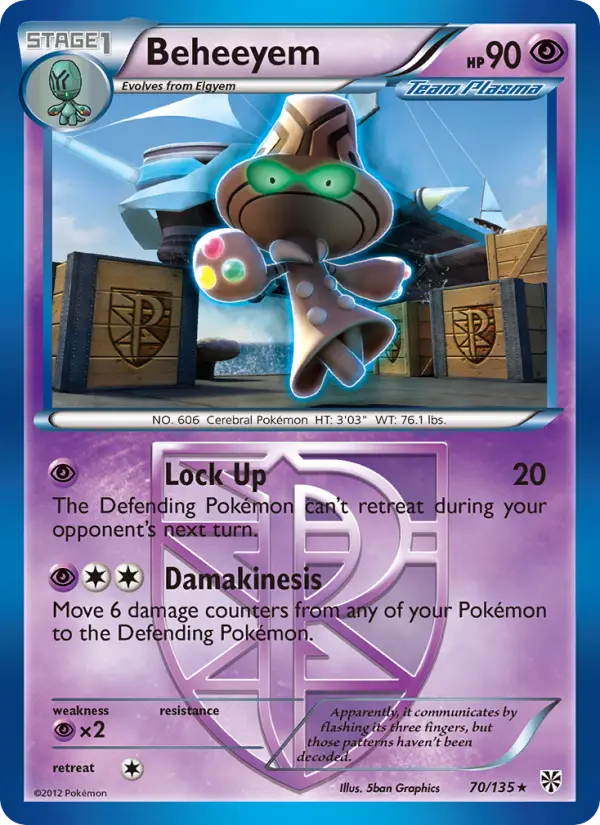 Beheeyem 70 Plasma Storm Pokesingles