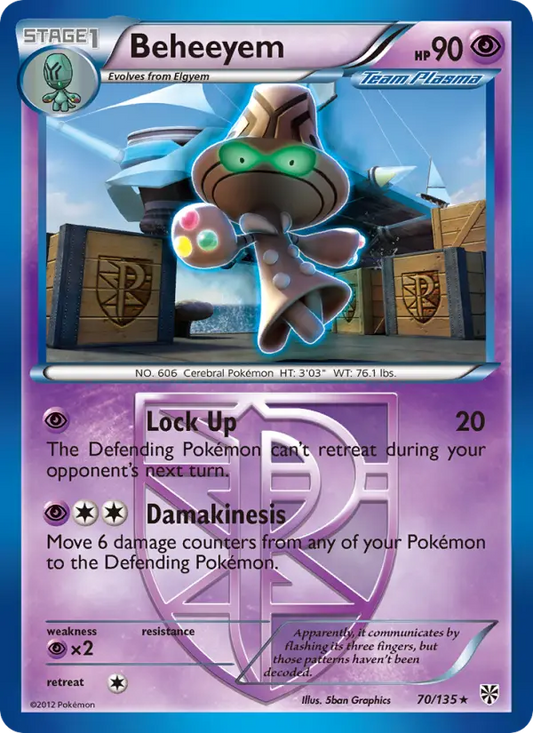 Beheeyem 70 Plasma Storm Pokesingles