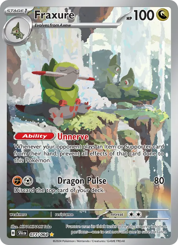 Fraxure 77 Shrouded Fable Pokesingles