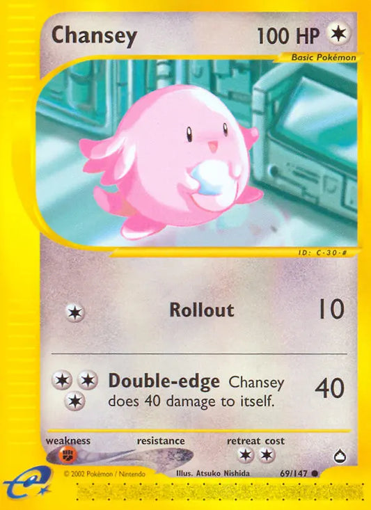Chansey 69 Aquapolis Pokesingles