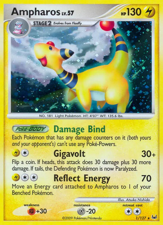 Ampharos 1 Platinum Pokesingles