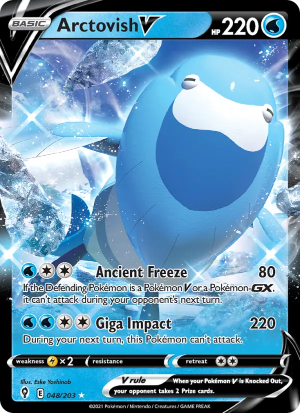 Arctovish V 48 Evolving Skies Pokesingles