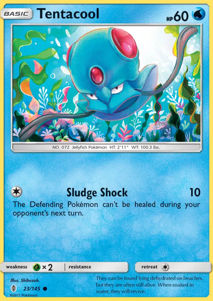 Tentacool 23 Guardians Rising Pokesingles