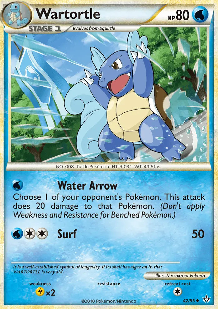 Wartortle 42 Unleashed Pokesingles