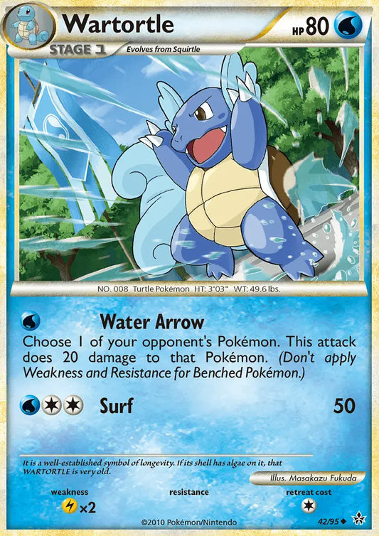 Wartortle 42 Unleashed Pokesingles