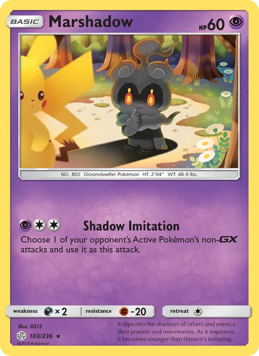 Marshadow 103 Cosmic Eclipse Pokesingles