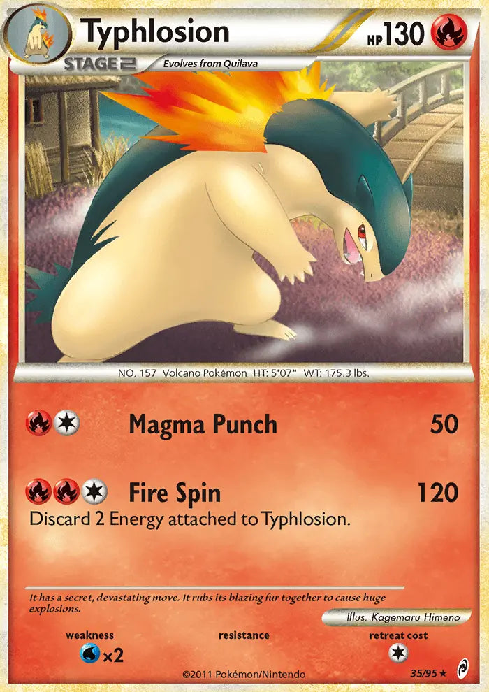 Typhlosion 35 Call of Legends Pokesingles