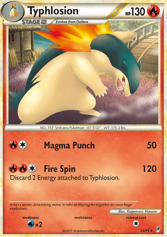 Typhlosion 35 Call of Legends Pokesingles