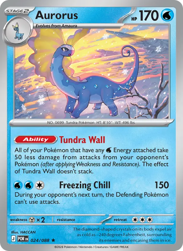 Aurorus 24 Perfect Order Pokesingles