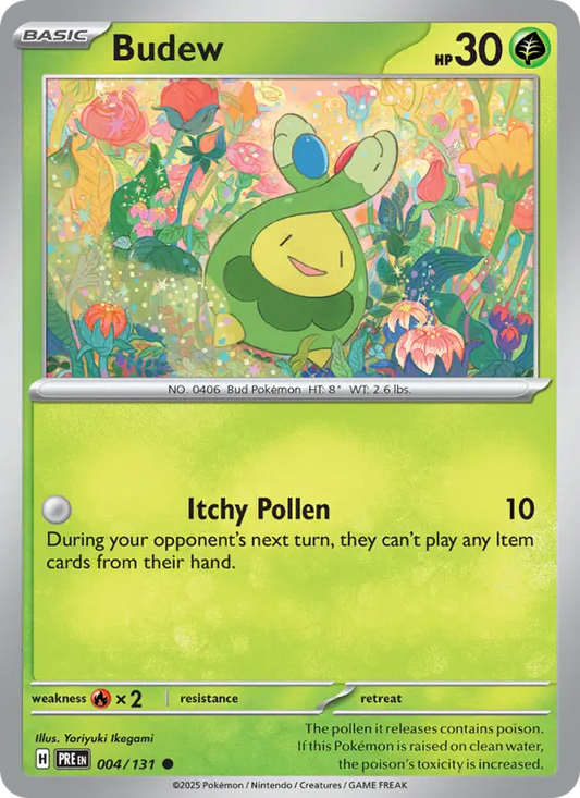 Budew 4 Prismatic Evolutions Pokesingles