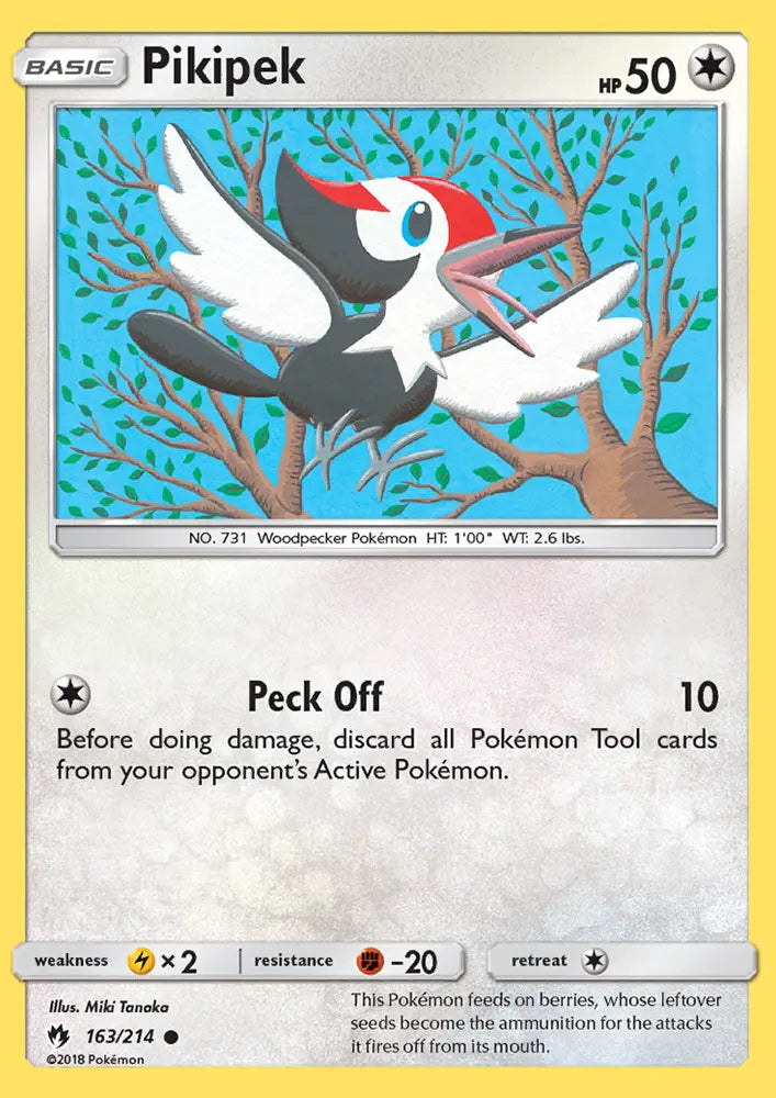 Pikipek 163 Lost Thunder Pokesingles