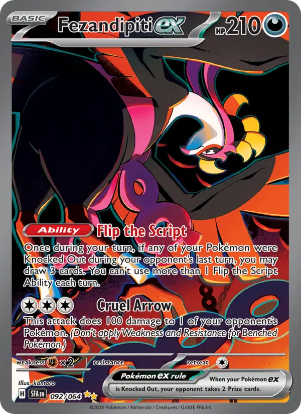 Fezandipiti ex 92 Shrouded Fable Pokesingles