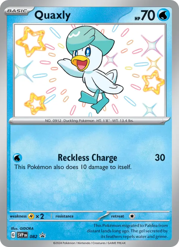 Quaxly 82 SVP Black Star Promos Pokesingles