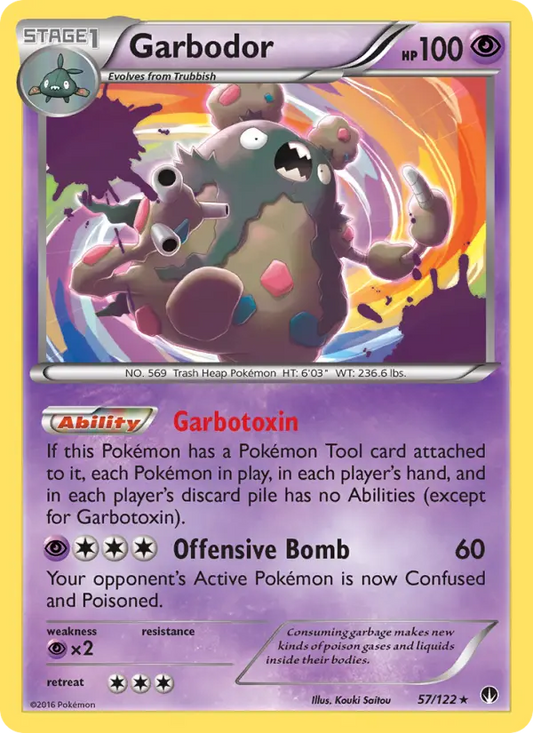 Garbodor 57 BREAKpoint Pokesingles
