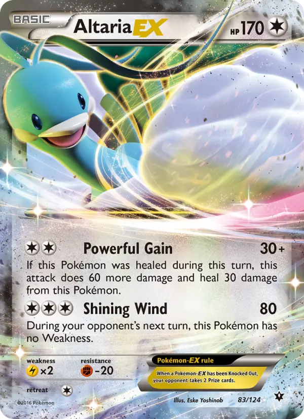 Altaria EX 83 Fates Collide Pokesingles