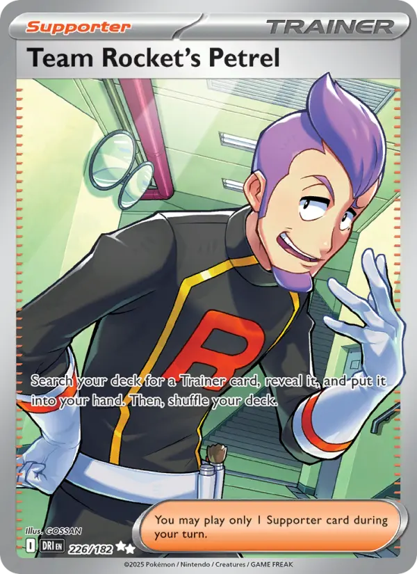 Team Rocket's Petrel 226 Destined Rivals Pokesingles