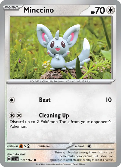 Minccino 136 Temporal Forces Pokesingles