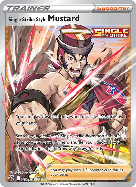 Single Strike Style Mustard TG28 Brilliant Stars Pokesingles