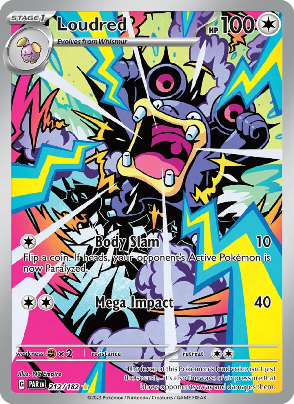 Loudred 212 Paradox Rift Pokesingles