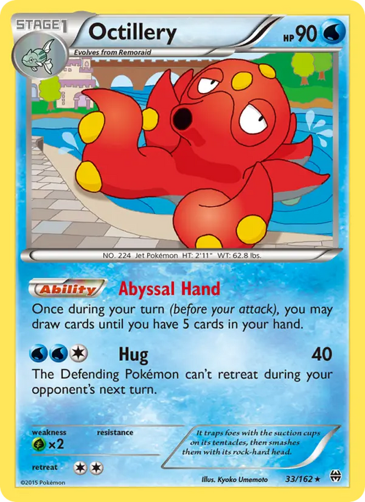 Octillery 33 BREAKthrough Pokesingles