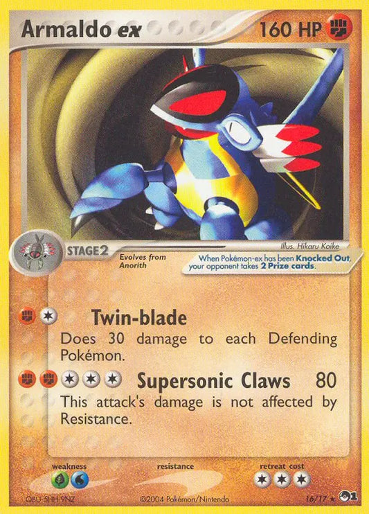 Armaldo ex 16 POP Series 1 Pokesingles