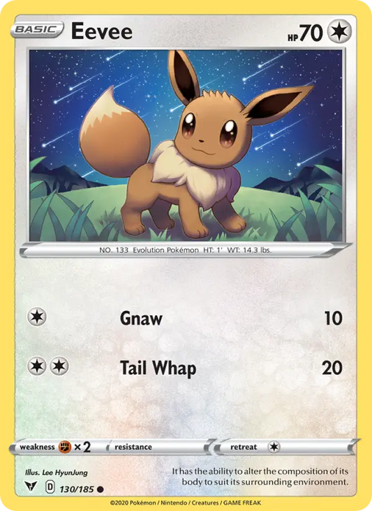 Eevee 130 Vivid Voltage Pokesingles