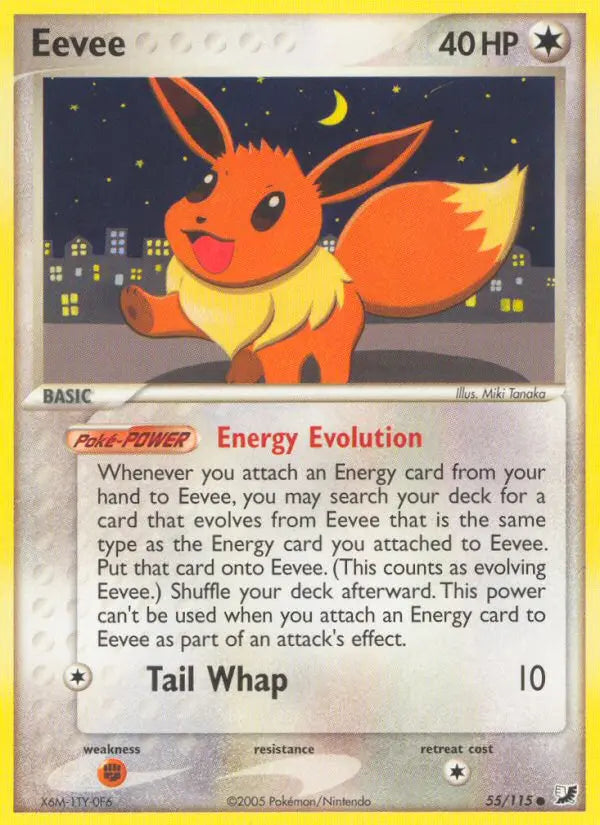 Eevee 55 Unseen Forces Pokesingles