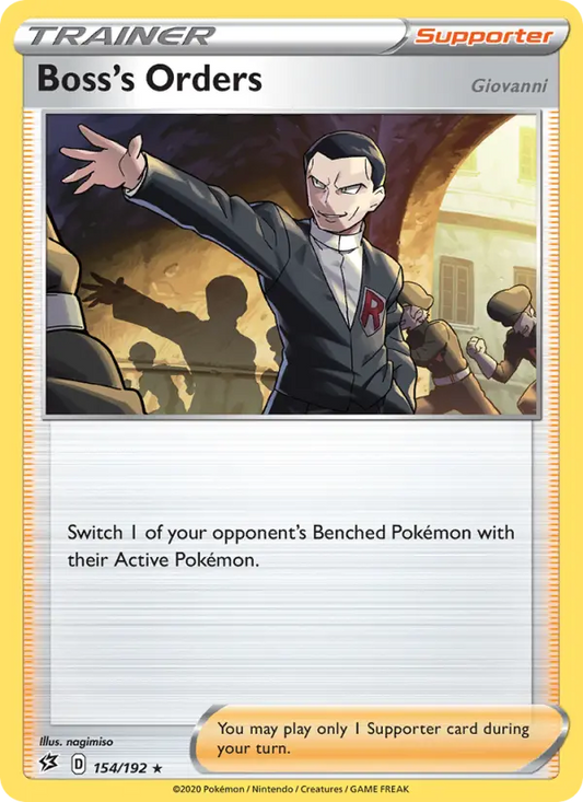 Boss's Orders (Giovanni) 154 Rebel Clash Pokesingles