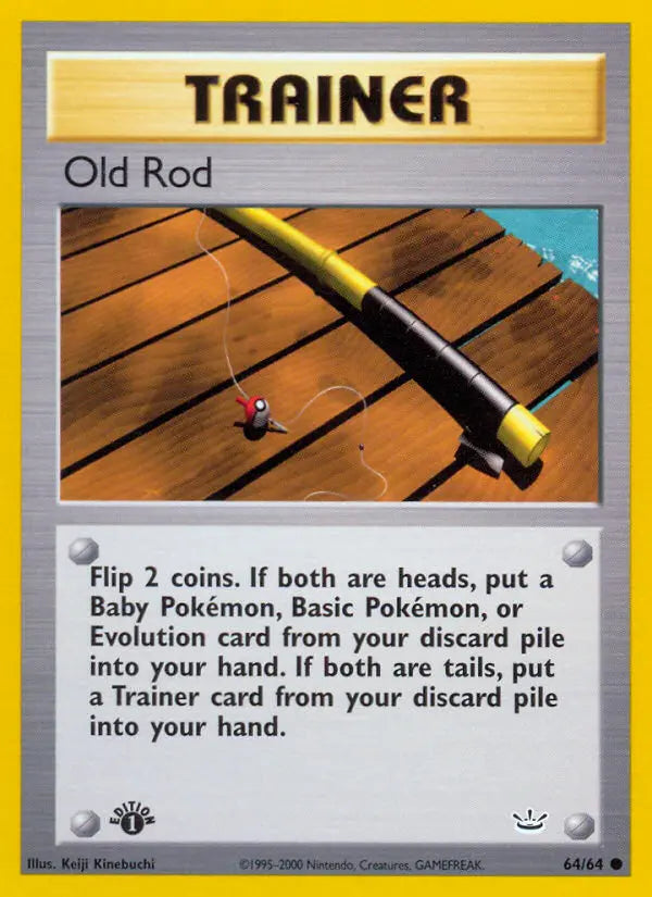 Old Rod 64 Neo Revelation Pokesingles