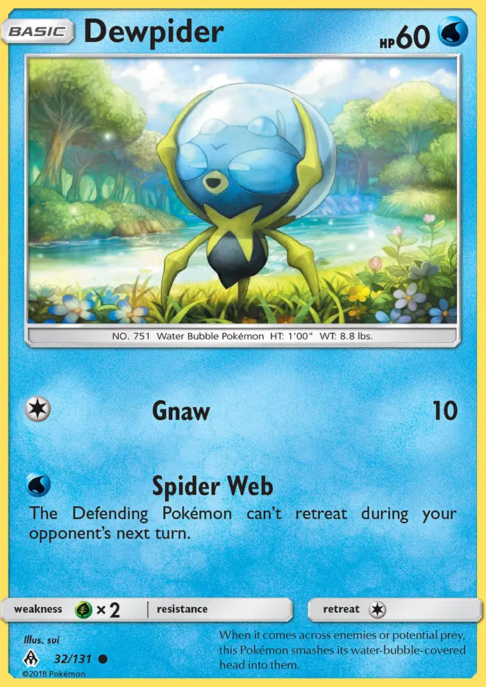 Dewpider 32 Forbidden Light Pokesingles