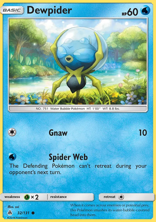 Dewpider 32 Forbidden Light Pokesingles