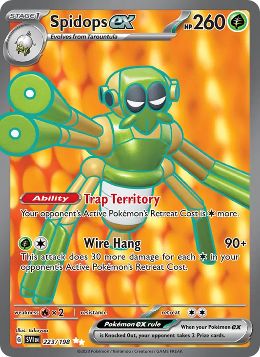 Spidops ex 223 Scarlet & Violet Pokesingles