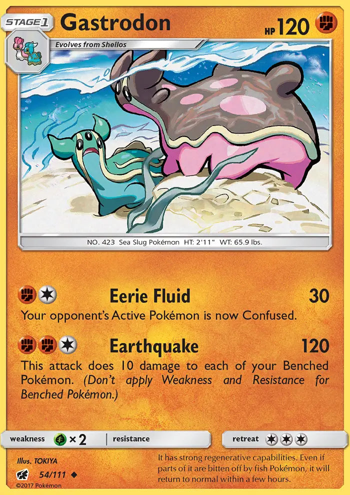 Gastrodon 54 Crimson Invasion Pokesingles