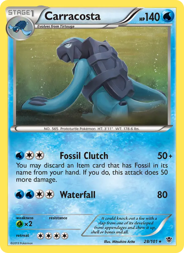 Carracosta 28 Plasma Blast Pokesingles