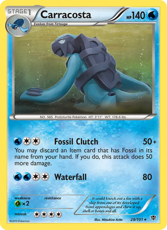 Carracosta 28 Plasma Blast Pokesingles
