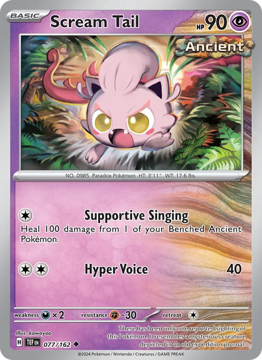 Scream Tail 77 Temporal Forces Pokesingles