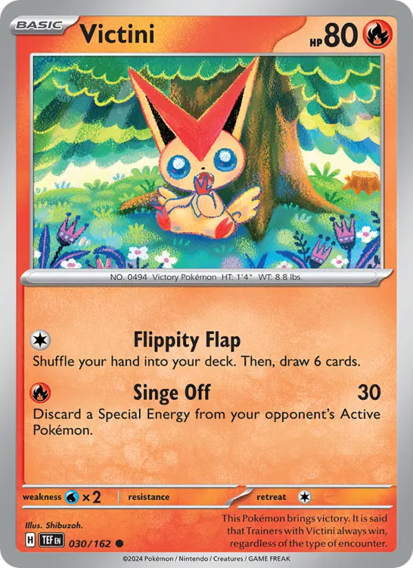 Victini 30 Temporal Forces Pokesingles