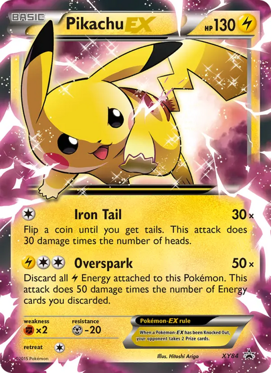 Pikachu EX XY84 XY Black Star Promos Pokesingles