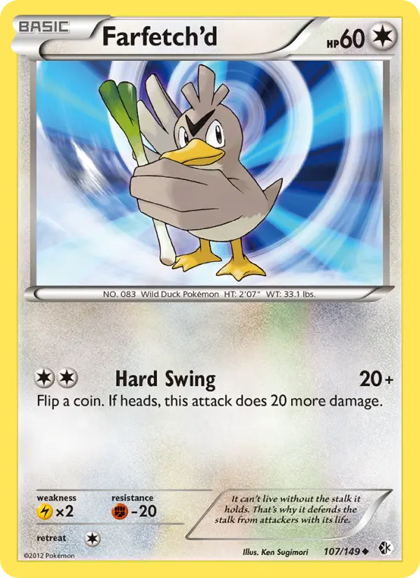 Farfetch’d 107 Boundaries Crossed Pokesingles
