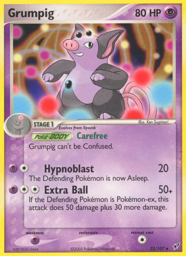 Grumpig 32 Deoxys Pokesingles