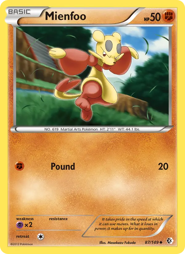 Mienfoo 87 Boundaries Crossed Pokesingles