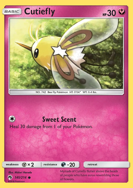 Cutiefly 145 Lost Thunder Pokesingles